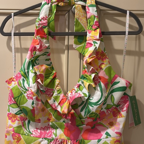 Lilly Pulitzer dress size 12- Halter - Picture 6 of 13